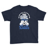 Some Girls Love Diamonds This Girl Loves Balls Youth Tee