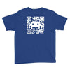 space alien qr code Youth Tee