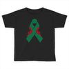 liver ribbon and rose Toddler T-shirt