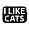 I Like Cats Laptop cover