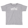 evolution of a zombie Toddler T-shirt