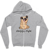 doggy style Zipper Hoodie