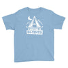 white ink camping is in tents funny Youth Tee