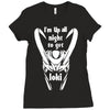 'i'm up all night Ladies Fitted T-Shirt