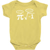 be rational get real nerdy geek pi nerd Baby Onesie