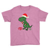 christmas dinosaur Youth Tee