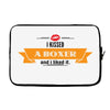 I Kissed A Boxer And I Liked It Laptop cover