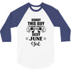 sorry this guy is already taken by a super sexy  june girl 3/4 Sleeve Shirt