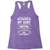 Dear Auntie, Thanks For Being My Aunt Racerback Tank