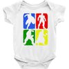 4 Super Hero Baby Onesie