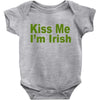 kiss me i'm irish Baby Onesie
