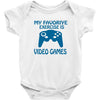 my favorite exercise is video games Baby Onesie