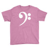 bass cleff funny Youth Tee
