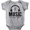 music is my life Baby Onesie