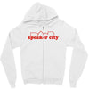 speaker city Zipper Hoodie