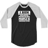 I Run Because Punching People Is Frowned Upon 3/4 Sleeve Shirt