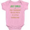 July Girls Baby Onesie