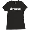 'fedex' roger federer Ladies Fitted T-Shirt