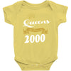 queens are born in 2000 Baby Onesie