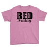 red friday black logo Youth Tee