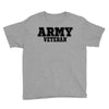 army veteran black logo Youth Tee