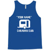 personalised your name caravan club funny gift Tank Top