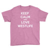westlife white logo Youth Tee