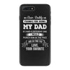 Dear Daddy, Love, Your Favorite iPhone 7 Plus Shell Case
