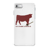 28. cow execution 016 iPhone 7 Shell Case