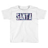 santa colorful glitter Toddler T-shirt