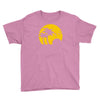 beach silhouette birds sand sunset Youth Tee