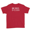 beer o'clock   mens funny Youth Tee