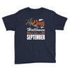 Halloween Kings Are Born In September Youth Tee