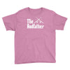 the rodfather   mens funny fishing Youth Tee
