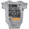 Strong Independent Motivated Leo Baby Onesie
