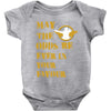 MAY THE ODDS BE EVER IN YOUR FAVOUR Baby Onesie