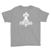 thors hammerretro viking norse fashion cool Youth Tee