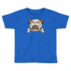 cute pug dog Toddler T-shirt