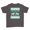 reindeer christmas ugly sweater Youth Tee