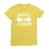 gilmour academy   as worn by dave   pink floyd   mens music Ladies Fitted T-Shirt