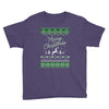 merry christmas ugly christmas sweater Youth Tee