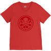 red skull logo avengers marvel comics gift V-Neck Tee