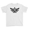 zelda logo black logo Youth Tee