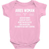 Aries Woman Baby Onesie