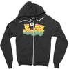 pizza campfire story Zipper Hoodie