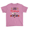 first grade christmas crew Youth Tee