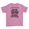 logistic operator manager we do precision guess work based on unreliab Youth Tee