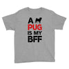 a pug is my bff Youth Tee