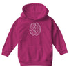 funny male brain ideal birthday gift or present Youth Hoodie