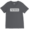 #winning printed V-Neck Tee